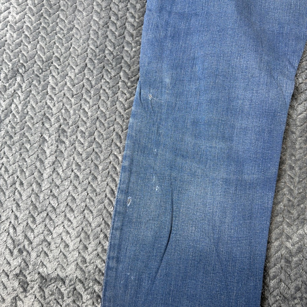 Levi's 511 Jeans Mens 34x32 Slim Fit Stretch Straight Denim Blue Distressed - Picture 12 of 14